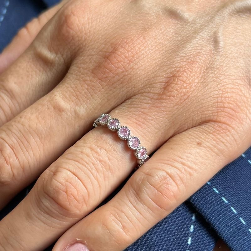 Anel Microzircônia Biju Fina Dourado/Ródio