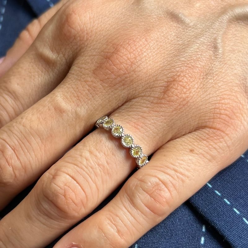 Anel Microzircônia Biju Fina Dourado/Ródio