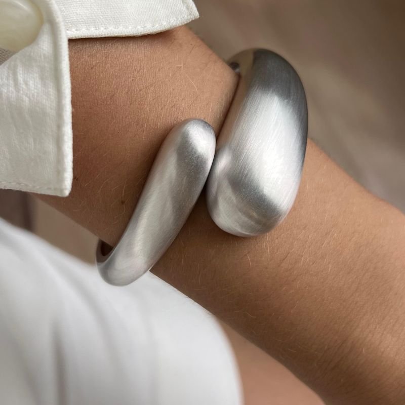 Bracelete Biju Fina Dourado/Ródio