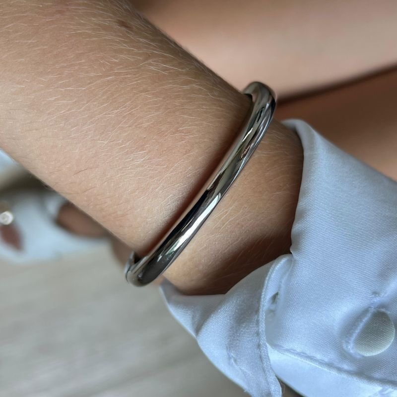 Bracelete Biju Fina Dourado/Ródio