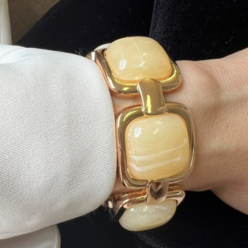 Bracelete Resinado Biju Fina