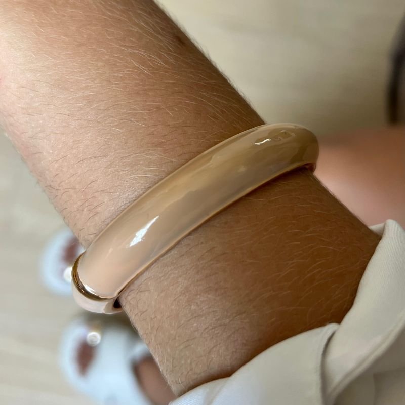 Bracelete Resinado Biju Fina