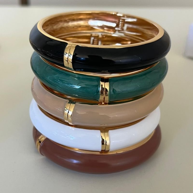 Bracelete Resinado Biju Fina