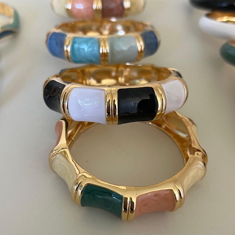Bracelete Resinado Biju Fina