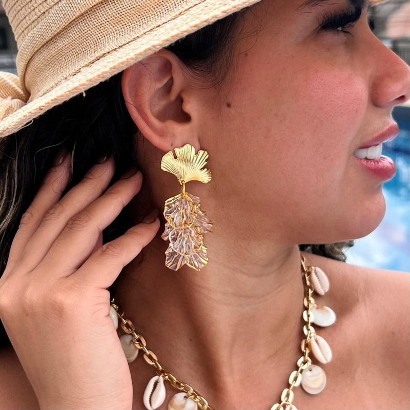 Brinco Artesanal Bijuteria Fina