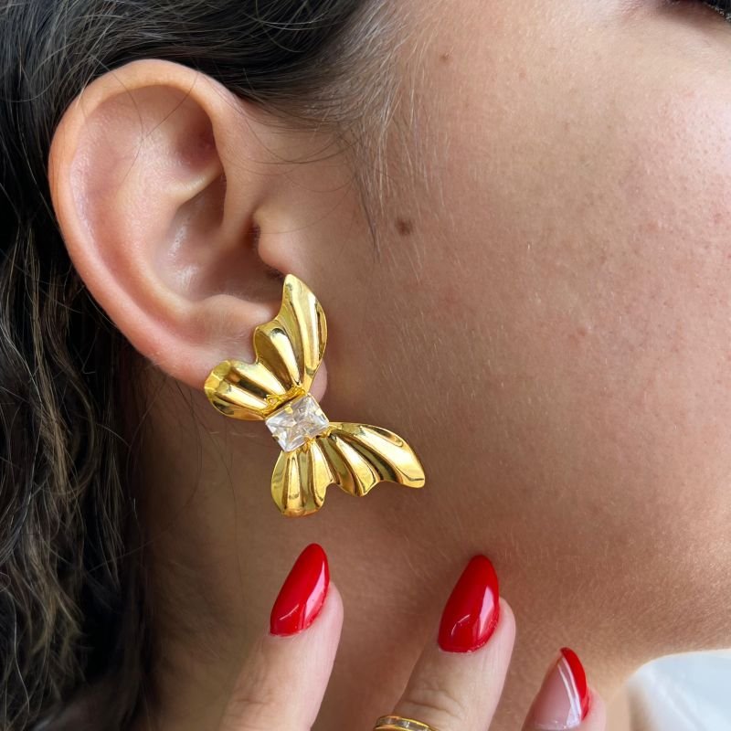 Brinco Banho Ouro 18k