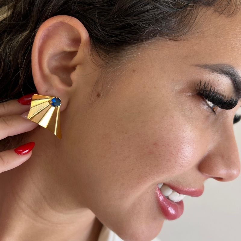 Brinco Banho Ouro 18k