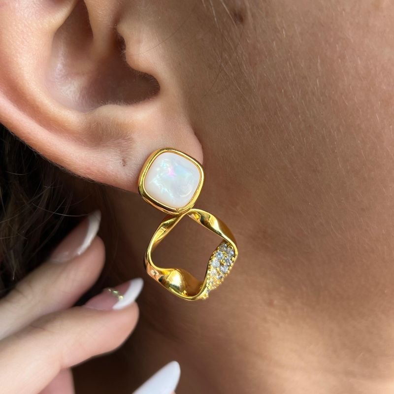 Brinco Banho Ouro 18k