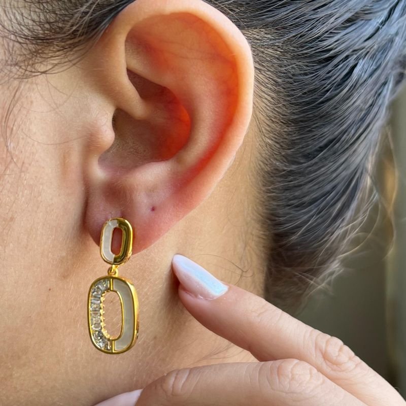 Brinco Banho Ouro 18k