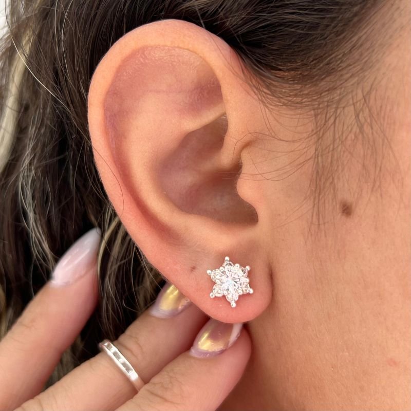 Brinco Banho Ouro 18k/Prata 925