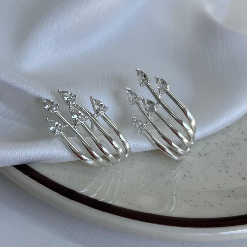 Brinco Banho Ouro 18k/Prata 925