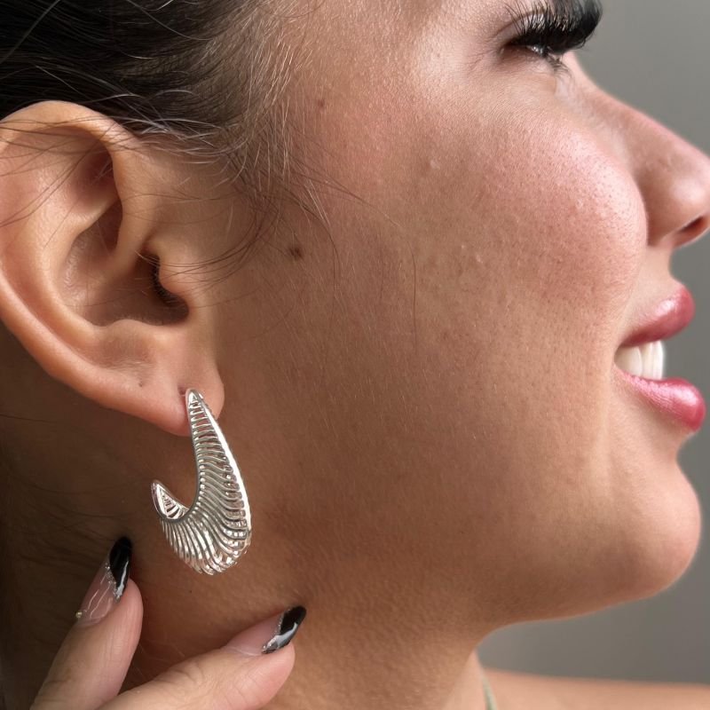 Brinco Banho Ouro 18k/Prata 925