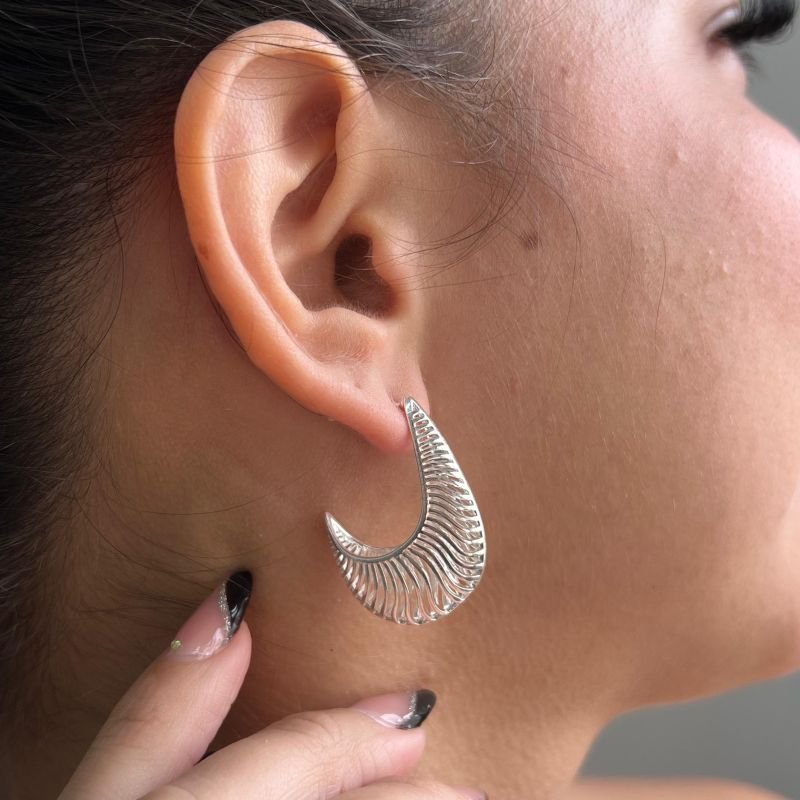 Brinco Banho Ouro 18k/Prata 925