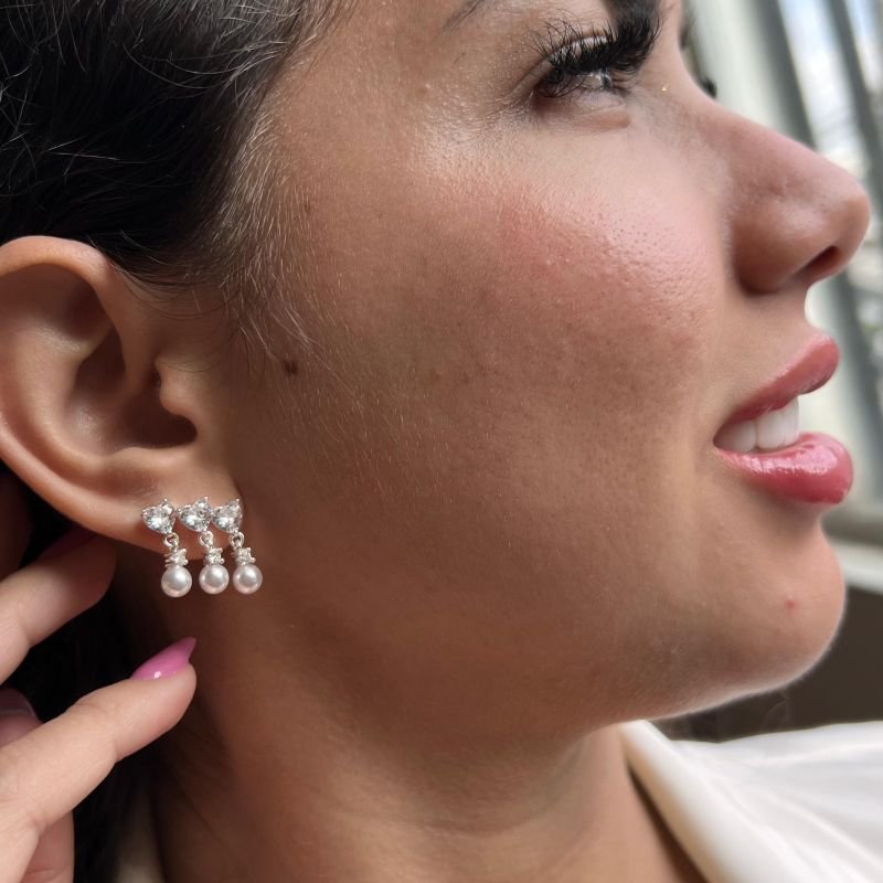 Brinco Banho Ouro 18k/Prata 925