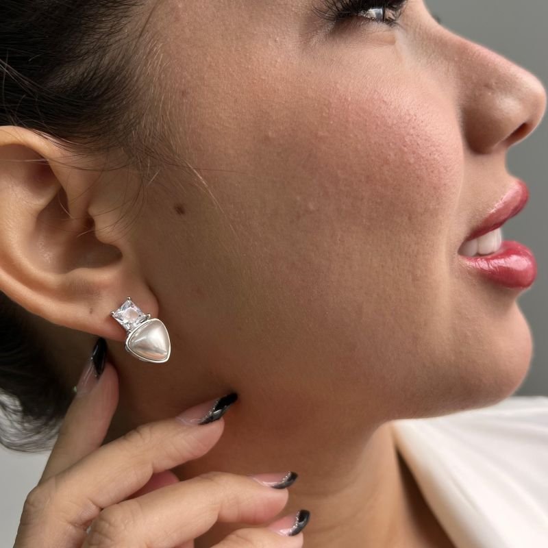 Brinco Biju Fina Dourado/Ródio