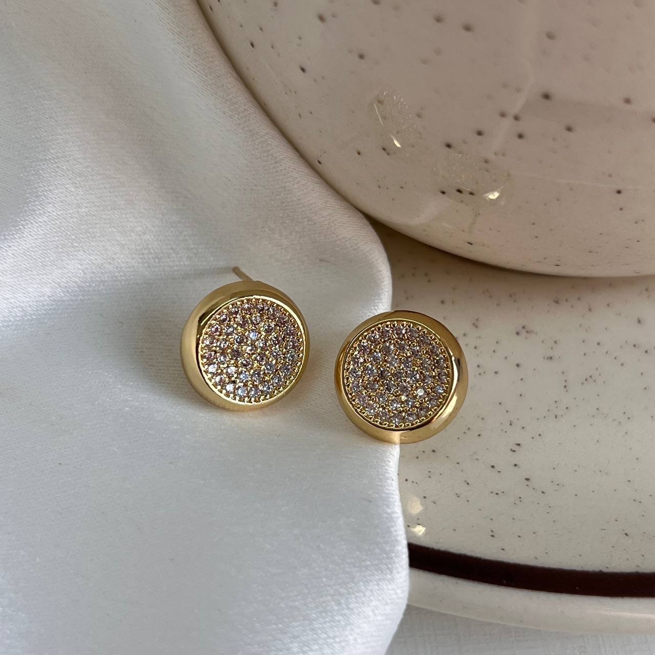 Brinco Biju Fina Ródio