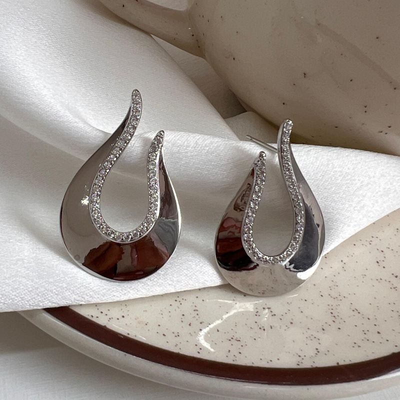 Brinco Biju Fina Dourado/Ródio