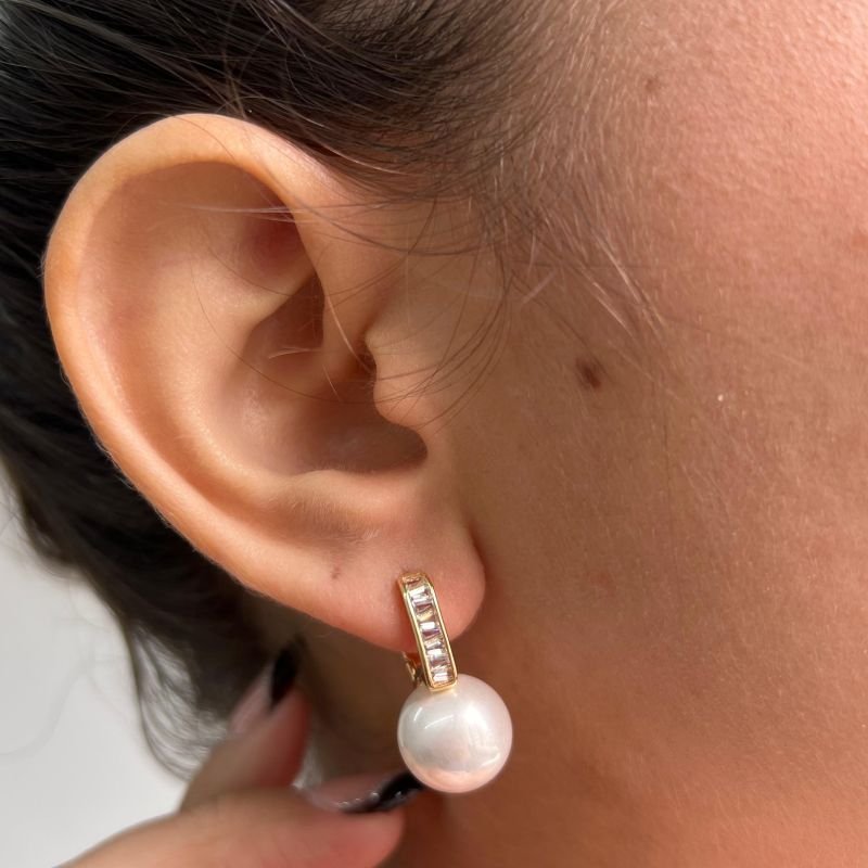 Brinco Biju Fina Dourado/Ródio