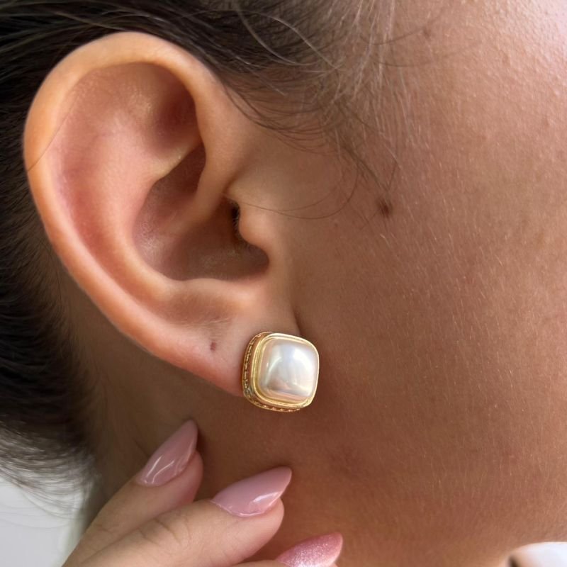 Brinco Biju Fina Dourado/Ródio