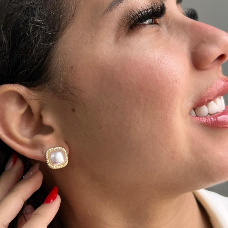 Brinco Biju Fina Dourado/Ródio