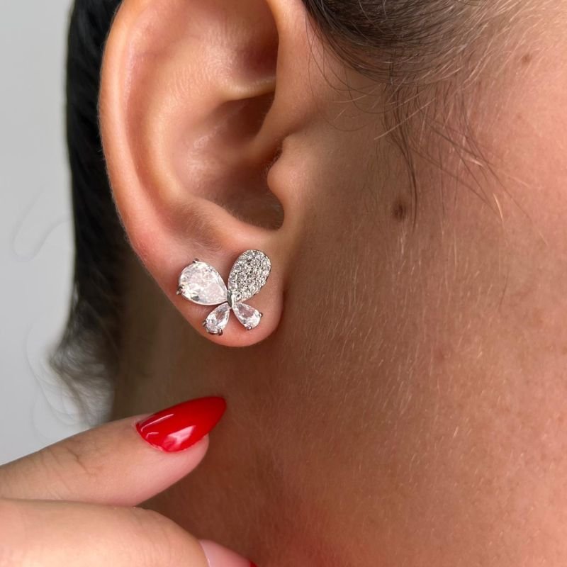 Brinco Biju Fina Dourado/Ródio