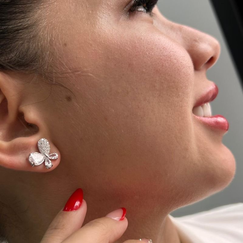 Brinco Biju Fina Dourado/Ródio