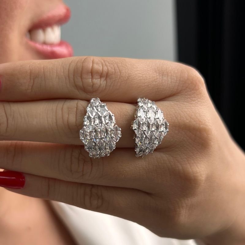 Brinco Biju Fina Dourado/Ródio