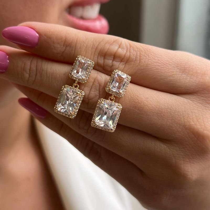 Brinco Biju Fina Dourado/Ródio