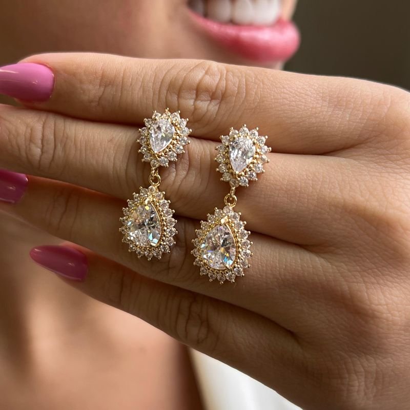 Brinco Biju Fina Dourado/Ródio