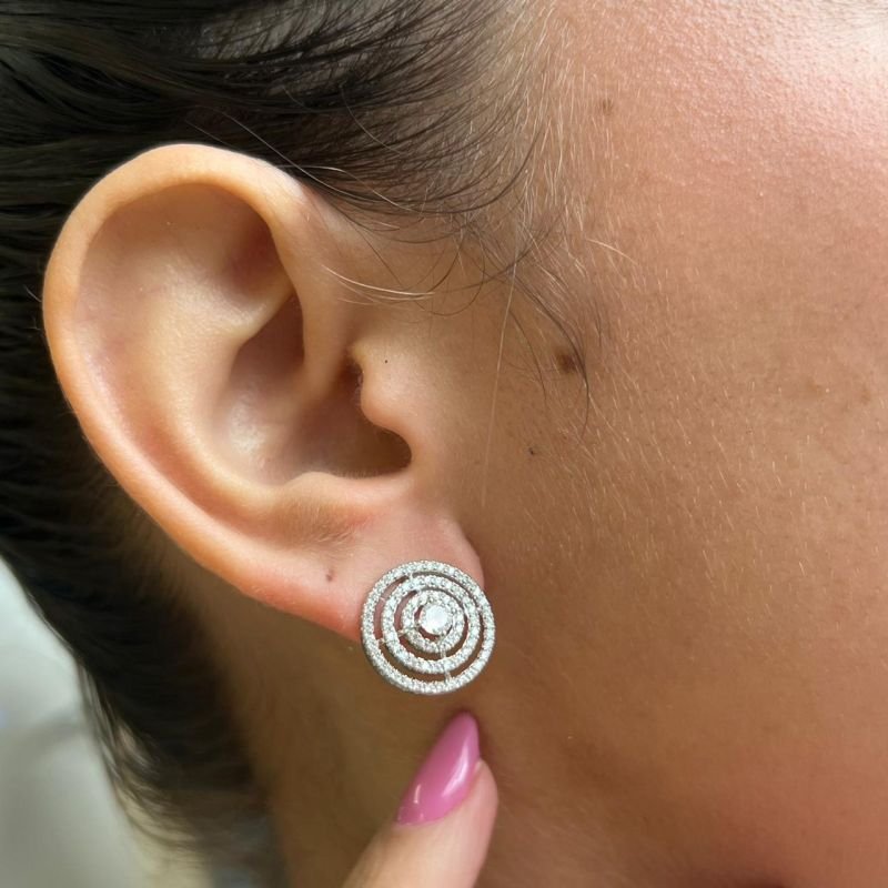 Brinco Biju Fina Dourado/Ródio