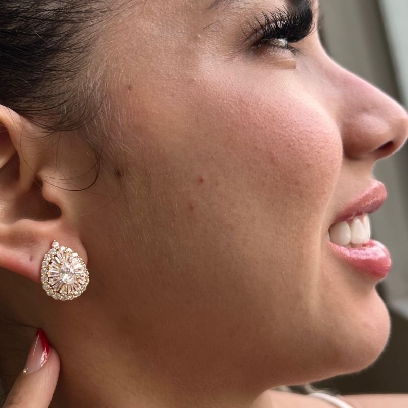 Brinco Biju Fina Dourado/Ródio