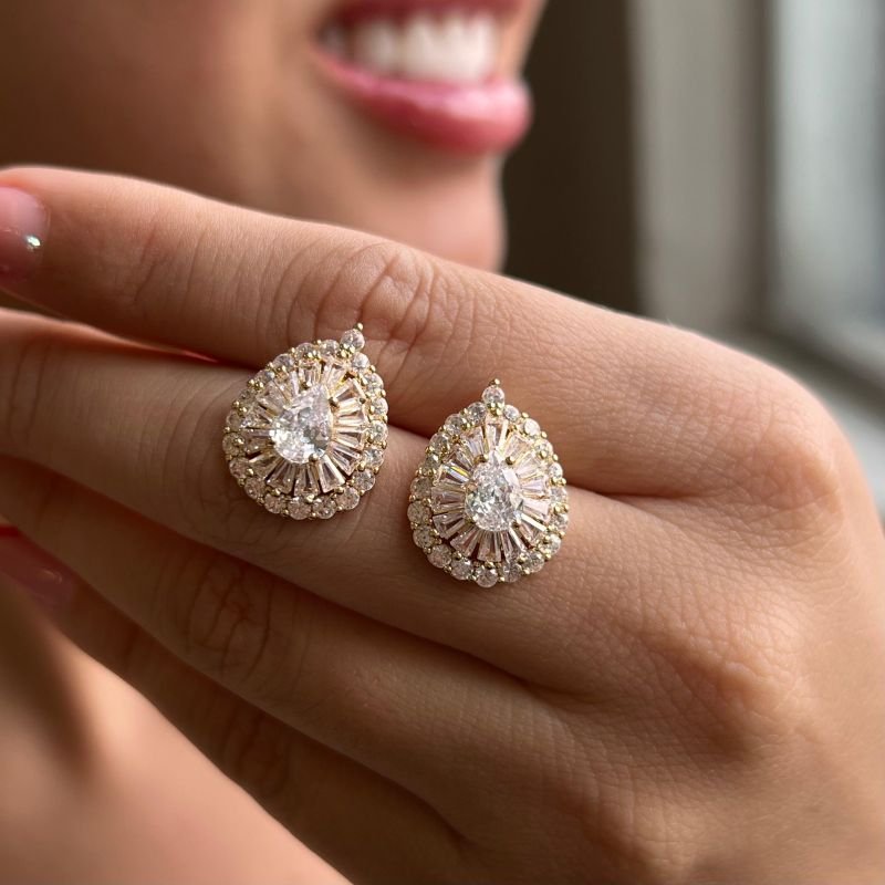 Brinco Biju Fina Dourado/Ródio