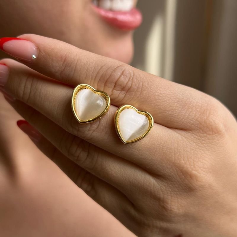 Brinco Biju Fina Dourado/Ródio