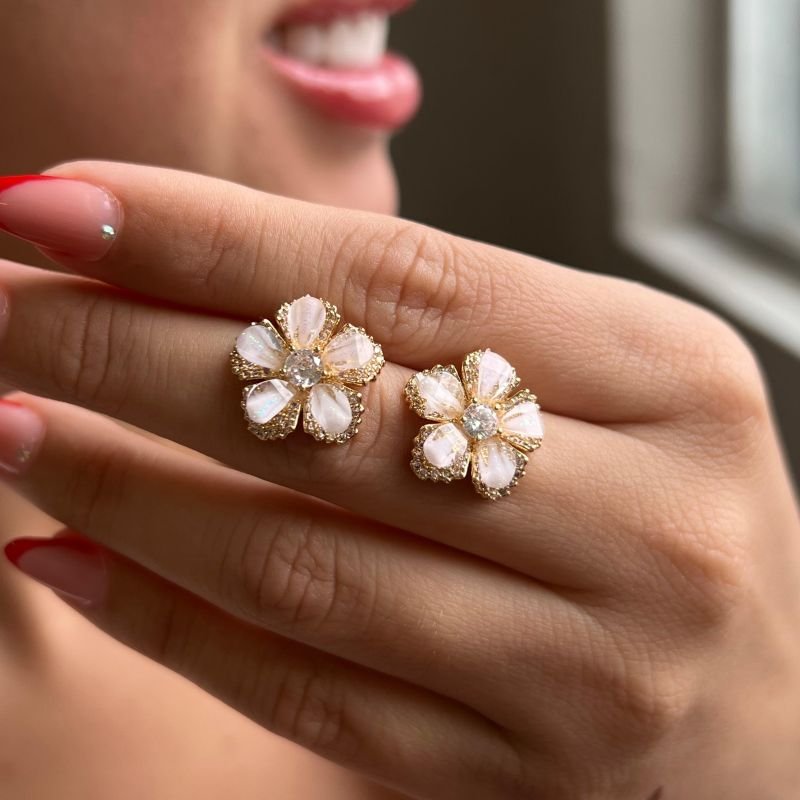 Brinco Biju Fina Dourado/Ródio