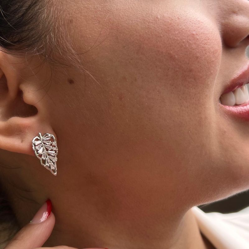 Brinco Biju Fina Dourado/Ródio