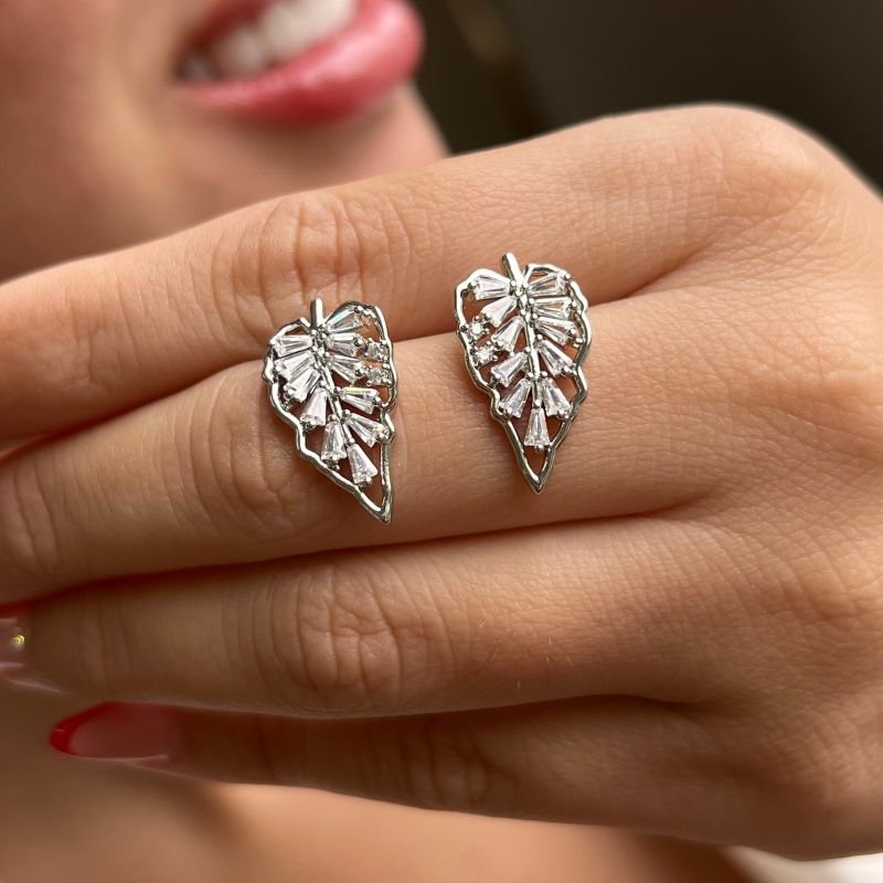 Brinco Biju Fina Dourado/Ródio