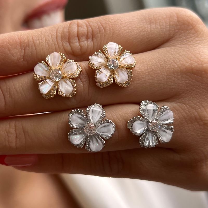 Brinco Biju Fina Dourado/Ródio