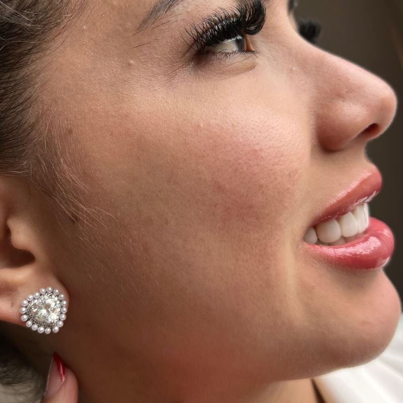 Brinco Coração Biju Fina Dourado/Ródio