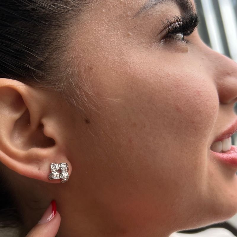 Brinco Biju Fina Dourado/Ródio