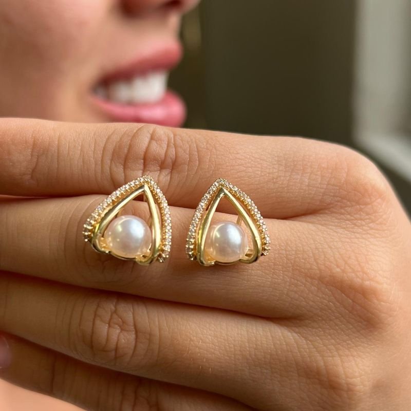 Brinco Biju Fina Dourado/Ródio