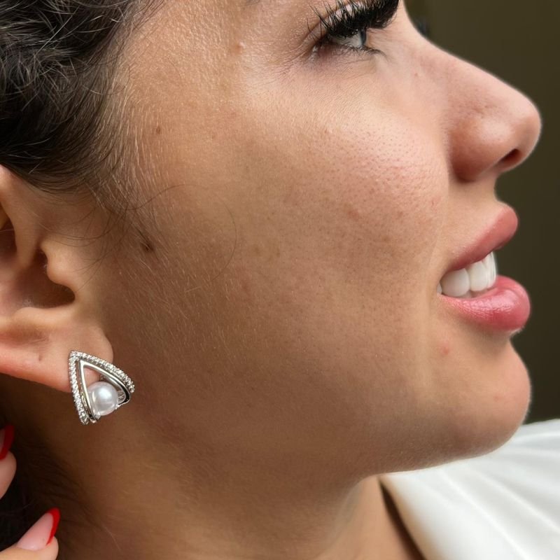 Brinco Biju Fina Dourado/Ródio