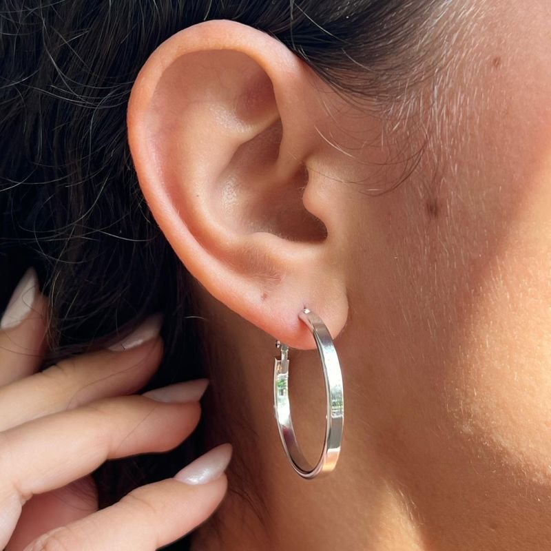 Brinco Biju Fina Dourado/Ródio