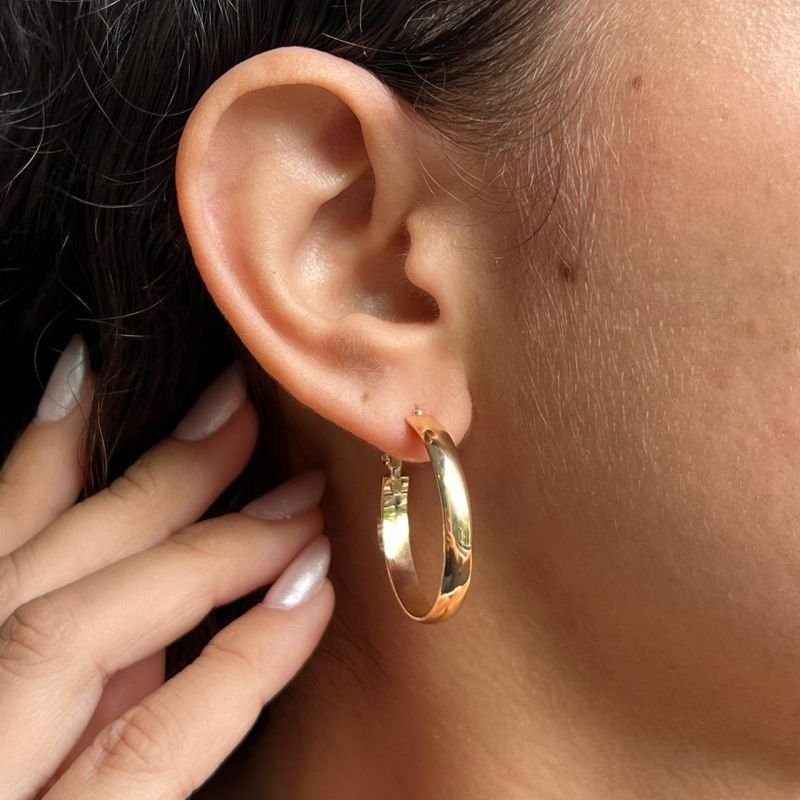 Brinco Biju Fina Dourado/Ródio