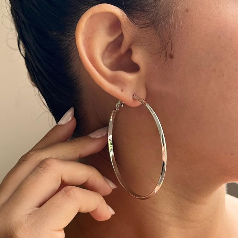 Brinco Biju Fina Dourado/Ródio