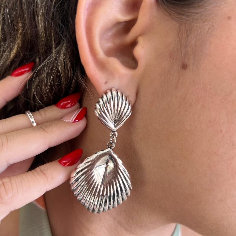 Brinco Biju Fina Ouro Velho Dourado/Ródio