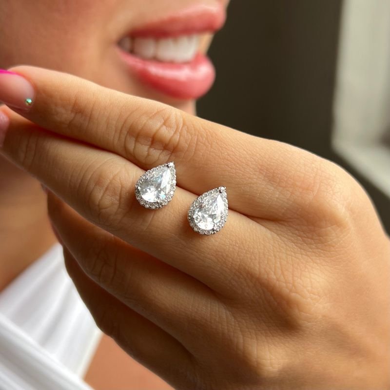 Brinco Cravejado Biju Fina Dourado/Ródio