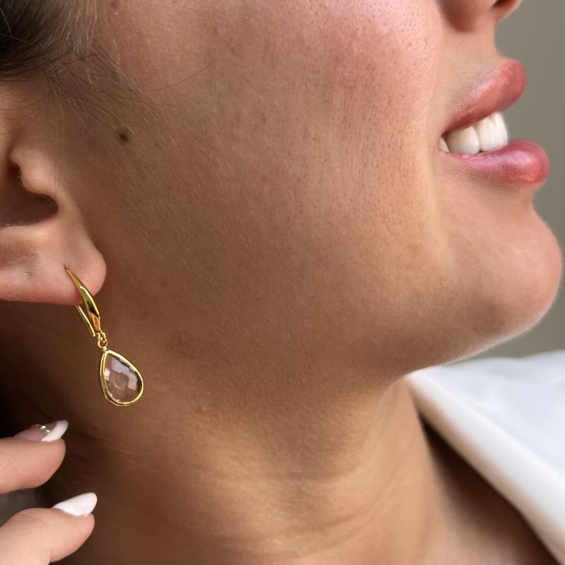 Brinco Gancho Banho Ouro 18k