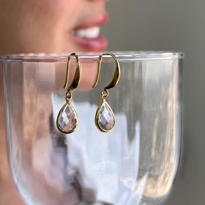 Brinco Gancho Banho Ouro 18k