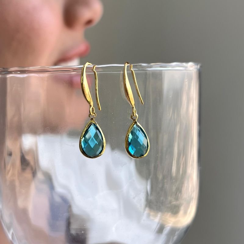 Brinco Gancho Banho Ouro 18k