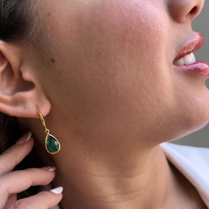 Brinco Gancho Banho Ouro 18k